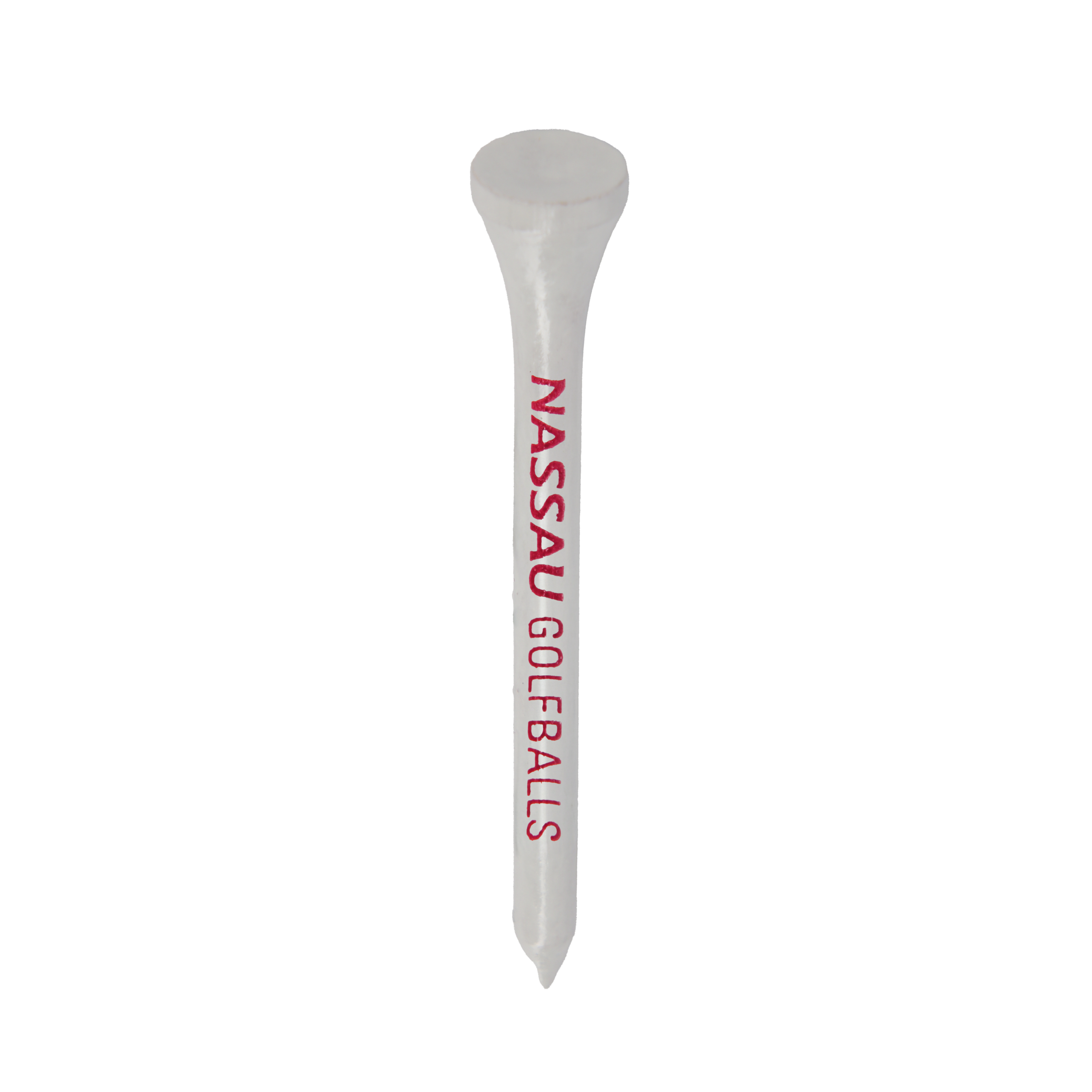 Nassau Tees White - 25 stuks