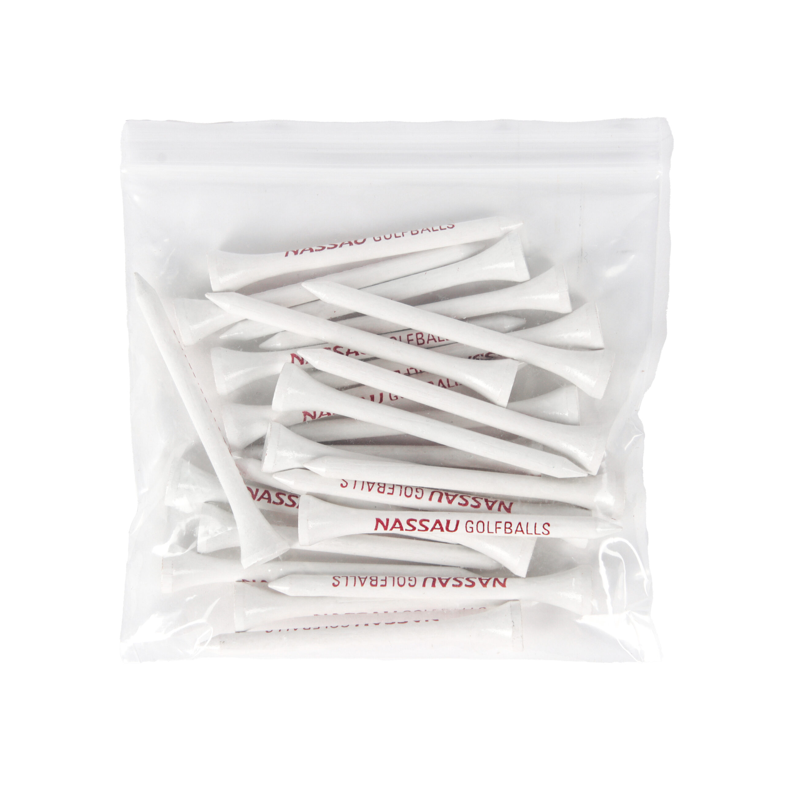 Nassau Tees White - 25 stuks - Afbeelding 3